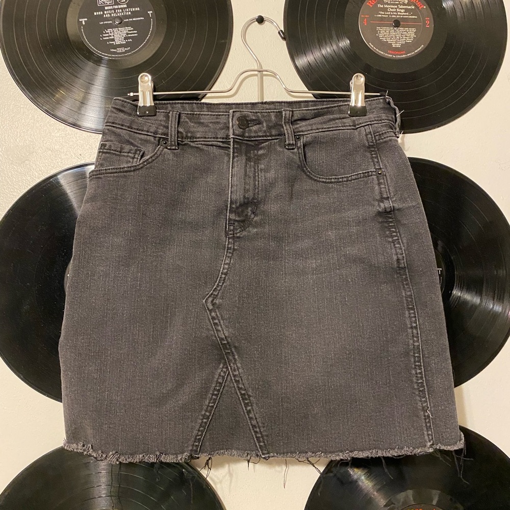 Old Navy Black Jean Skirt
